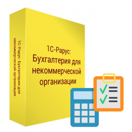 1С-Рарус: Бухгалтерия для некоммерческой организации. Клиентская лицензия на 1 рабочее место. Электронная поставка
